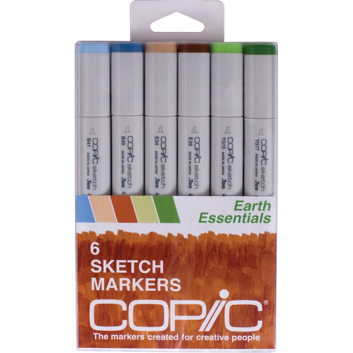 Copic Sketch Marker Set, 6-Colors, Blending Basics - Walmart.com